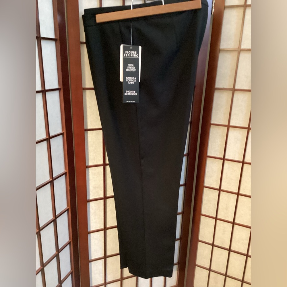 Zac & Rachel Total Recovery Pull On Ladies High Stretch Slacks Size: PL